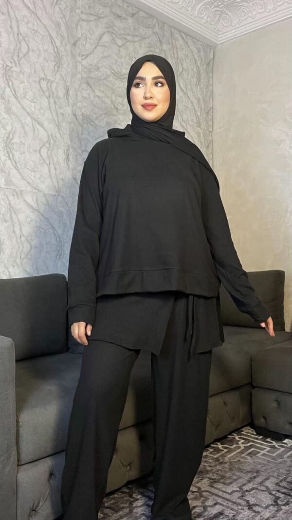 ⁦🧕✨ طقم محجبات كاجوال بلمسة عصرية ومريحة! ✨🧕⁩ - الصورة ⁦3⁩