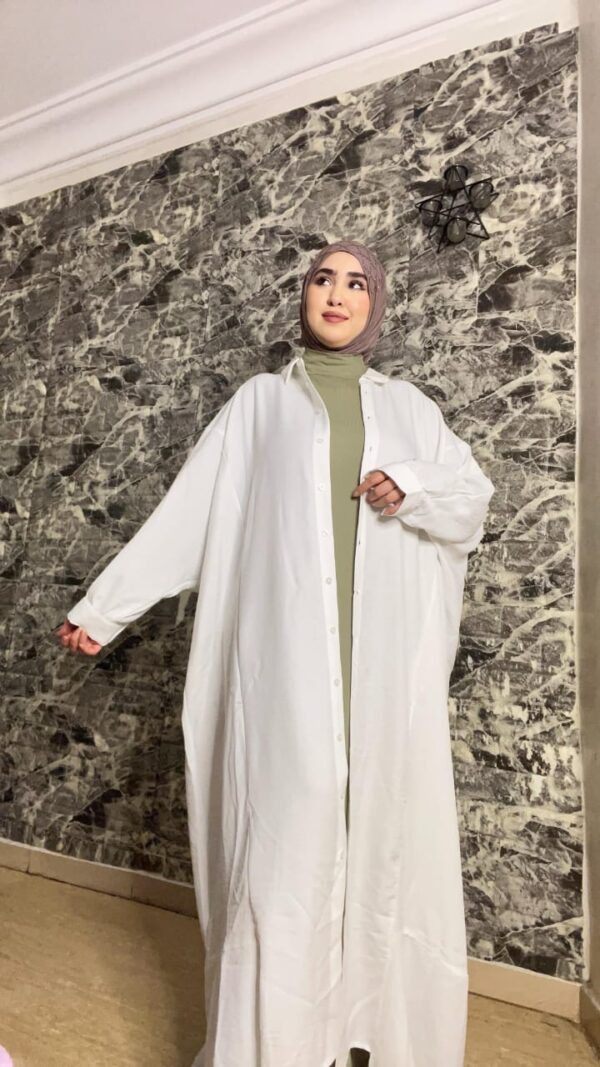 ⁦👗✨ فستان سادة طويل – بساطة وأناقة في قطعة واحدة! ✨👗⁩ - الصورة ⁦7⁩