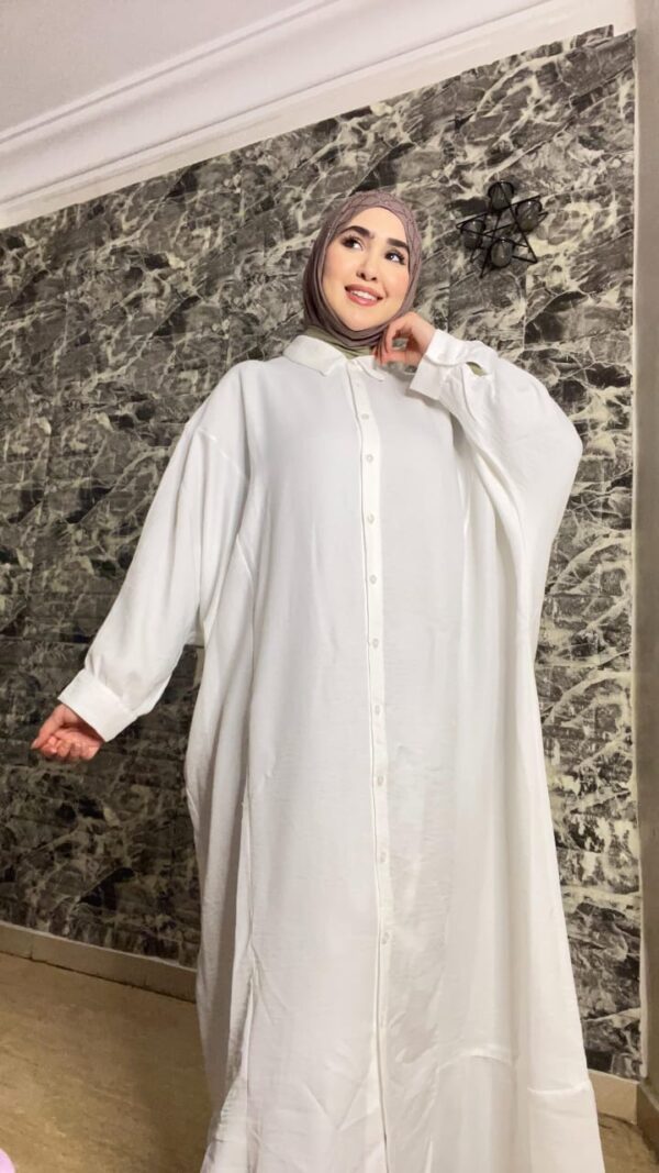 ⁦👗✨ فستان سادة طويل – بساطة وأناقة في قطعة واحدة! ✨👗⁩ - الصورة ⁦8⁩
