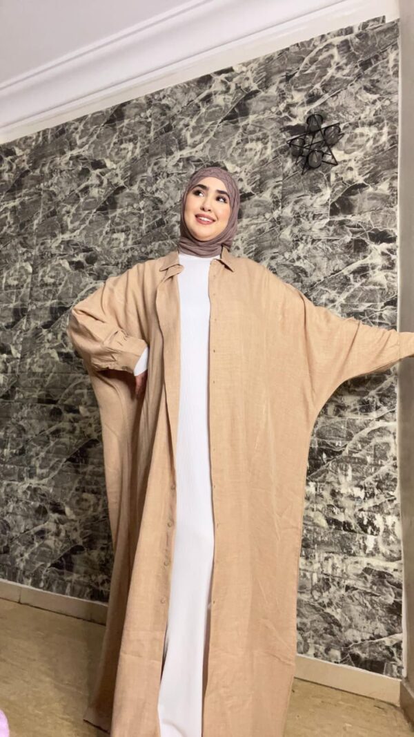 ⁦👗✨ فستان سادة طويل – بساطة وأناقة في قطعة واحدة! ✨👗⁩ - الصورة ⁦10⁩