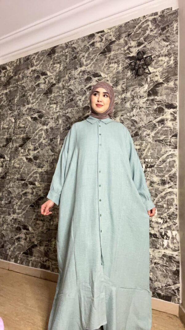 ⁦👗✨ فستان سادة طويل – بساطة وأناقة في قطعة واحدة! ✨👗⁩ - الصورة ⁦13⁩